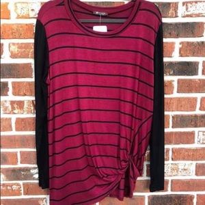 Boutique knot front tunic